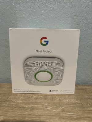 GOOGLE NEST PROTECT SMOKE CARBON MONOXIDE ALARM WIRED 2ND GEN - WHITE