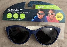 Speedo Kids dark blue Sunglasses UV 400 Polarized shatter resistant Lens 3 