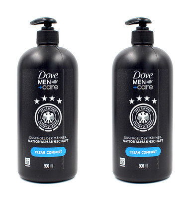 Dove Men+Care Clean Comfort Nationalmannschaft Edition Duschgel , 2x900ml EA0427