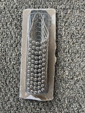 Set of 12 Roller Chrome Shower Curtain Hooks 12pc 