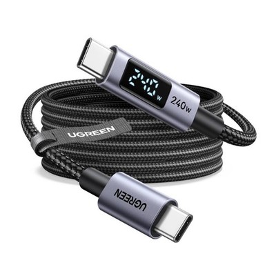 240W USB-C Fast Charging Cable with Digital Display for Real-Time Power Monitori