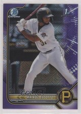 2022 Bowman Chrome Prospects Mega Box Purple Mojo Refractor Maikol Escotto 0v9w
