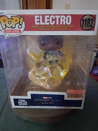 NEW Funko Pop! Deluxe: Marvel Spiderman Electro Target (Exclusive) #1182