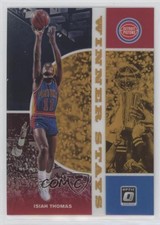 2019-20 Panini Donruss Optic Winner Stays Orange Prizm 9/39 Isiah Thomas HOF fz4