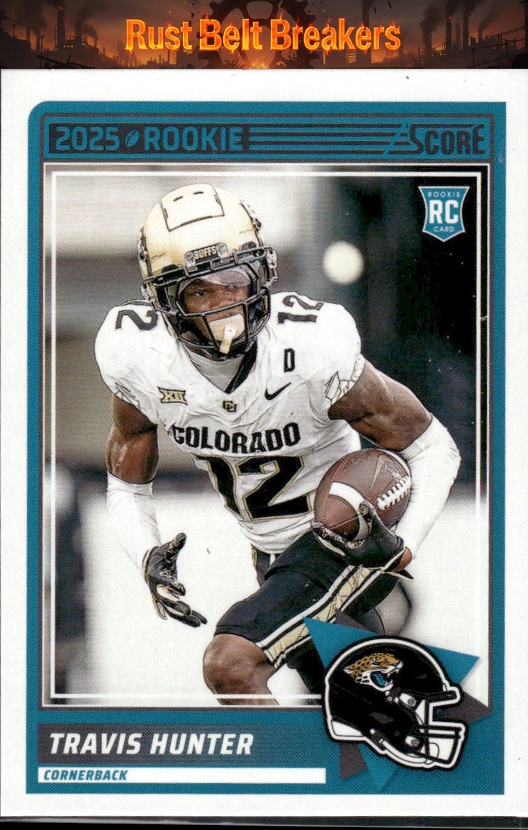 2025 Score Travis Hunter #20 Jacksonville Jaguars
