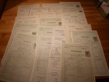 Zeugnisse Jahreszeugnis,Schulnachricht von 1922 - 1943
