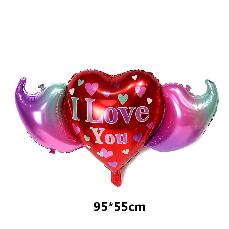 30" Large Heart Shape Helium Balloons Wedding Valentines Day Party Decoration UK - Image 3 of 4