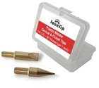 Jounjip Plastic Welder Tips 2pc- Plastic Weld Flat Head and Cone Shaped Tips