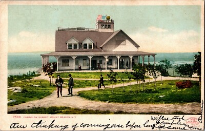 Casino on Summit, Mount Beacon NY Undivided Back c1906 Vintage Postcard E15