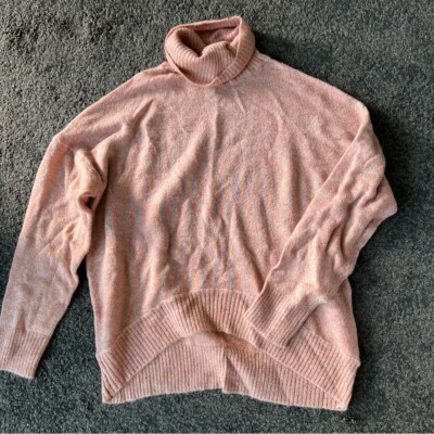 vero moda metallic turtle neck sweater retail $90  size XL new
