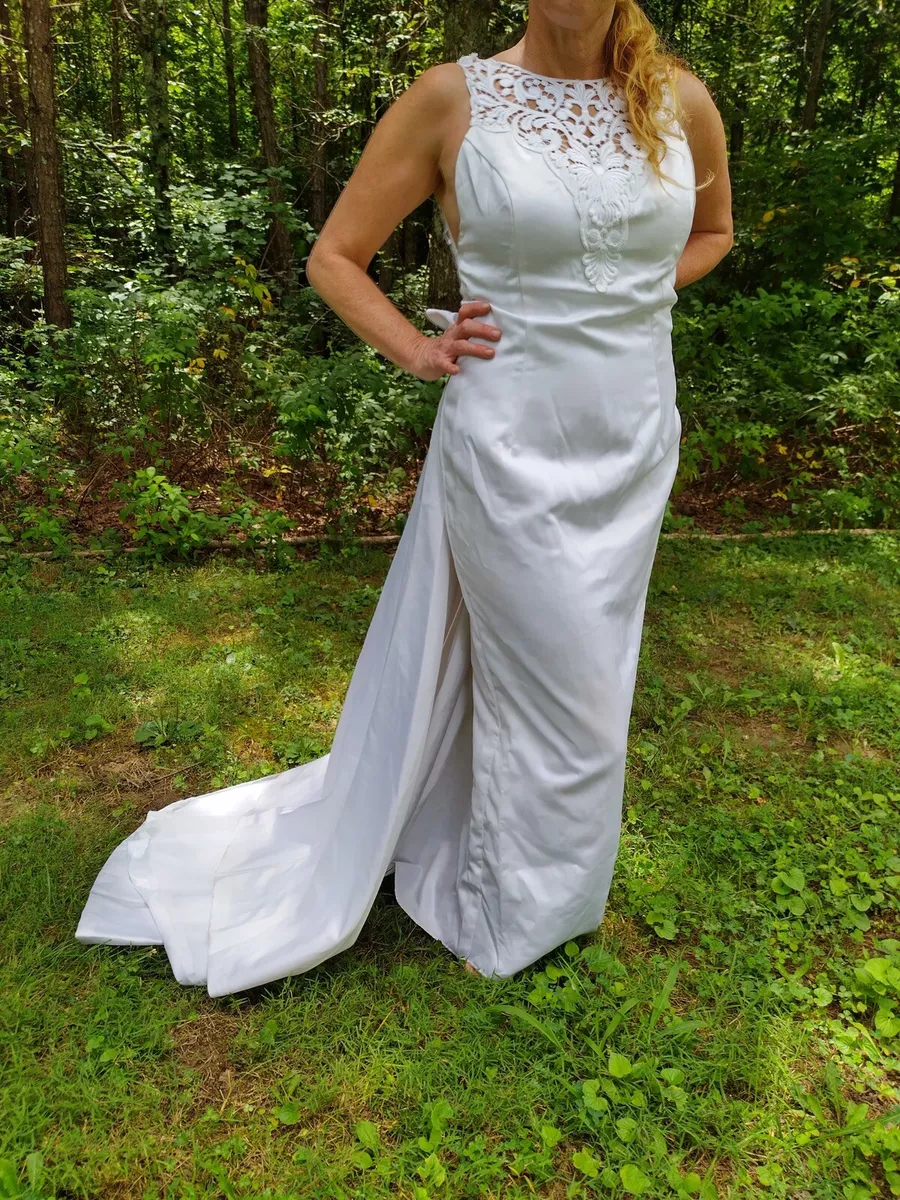 Vintage Jessica McClintock Wedding Dresses Tea Length