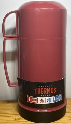 New THERMOS Vacuum Insulated Glass Double Wall Food Jar 16 oz,