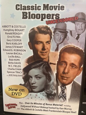 Classic Movie Bloopers Uncensored (DVD) WORLD SHIP AVAIL