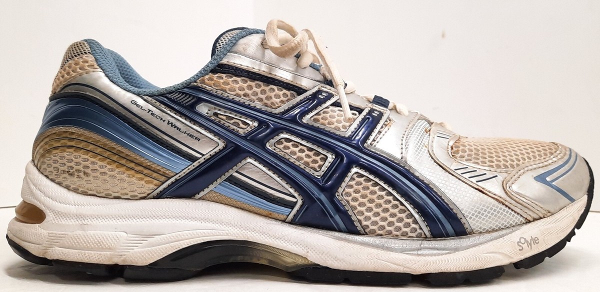 Asics Gel Tech Walker Neo White Blue Q051N Athletic Duomax Asics Gel Tech Walker Neo White Blue Q051N Athletic Duomax