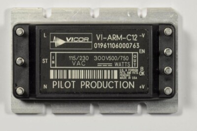 Vicor 492-VI-ARM-C12 AC/DC Power Modules ARM C 500W LP SLOT 