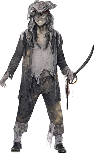 Smiffys Ghost Pirate Adult Fancy Dress Costume