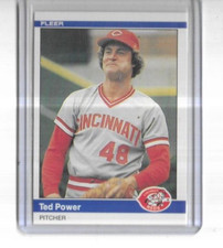 1984 Fleer #478 Ted Power Cincinnati Reds
