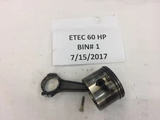 Evinrude 60 ETEC 5006383 Piston and Connecting Rod E60DPLISD FRESHWATER! 2010