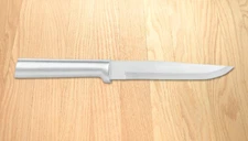 Rada Stubby Butcher Knife, R106 kitchen cutlery USA made L/R handed super sharp