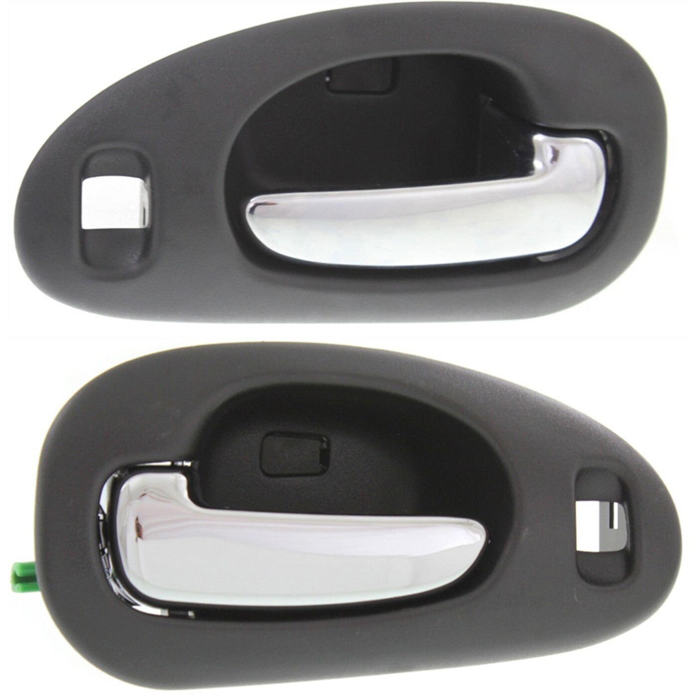 Комплект внутренних дверных ручек для 99-04 Chrysler 300M Concorde LHS Передняя часть из черного хрома