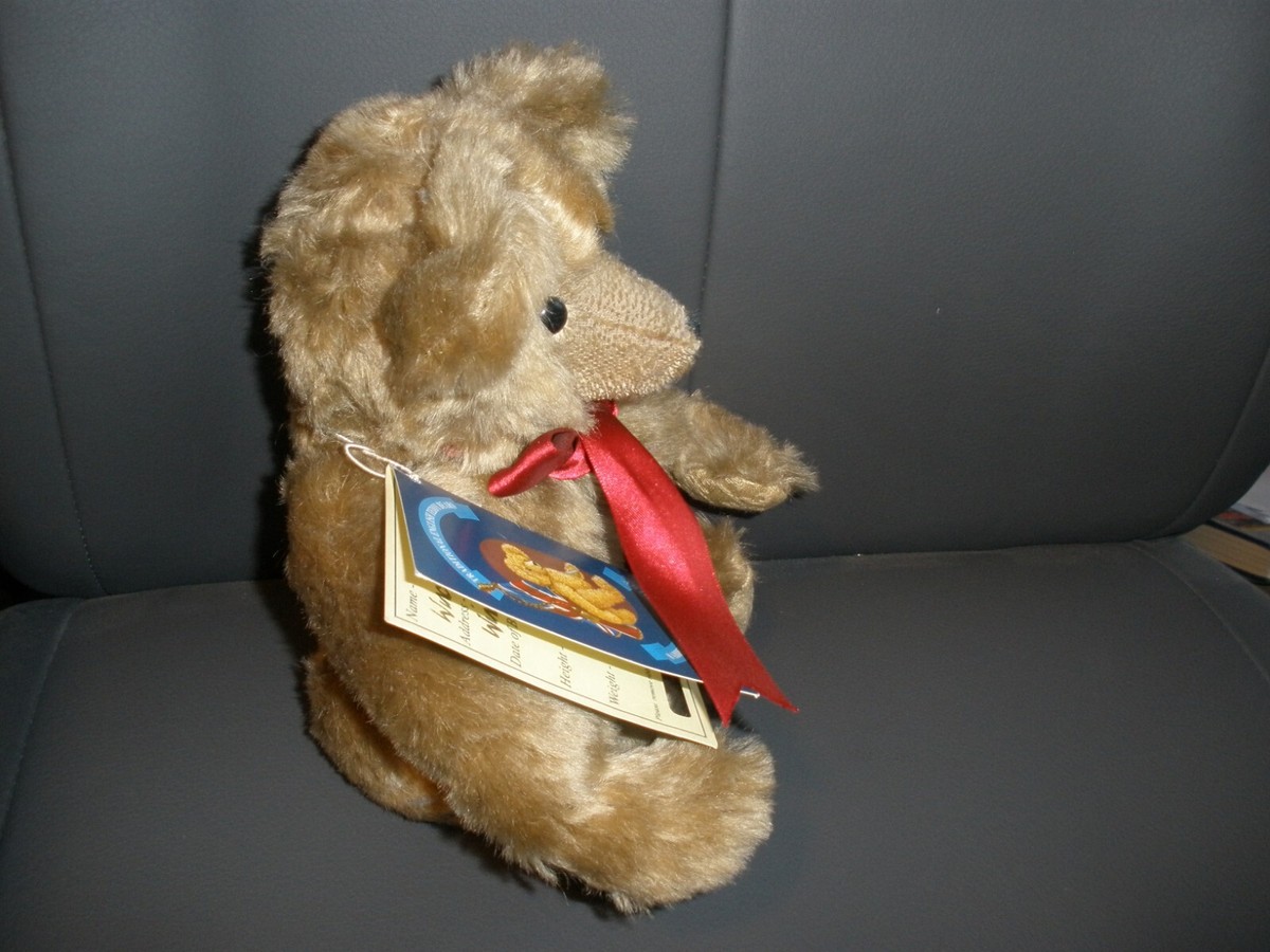 English Teddy Bear Company Winchester Plush Jointed Numbered