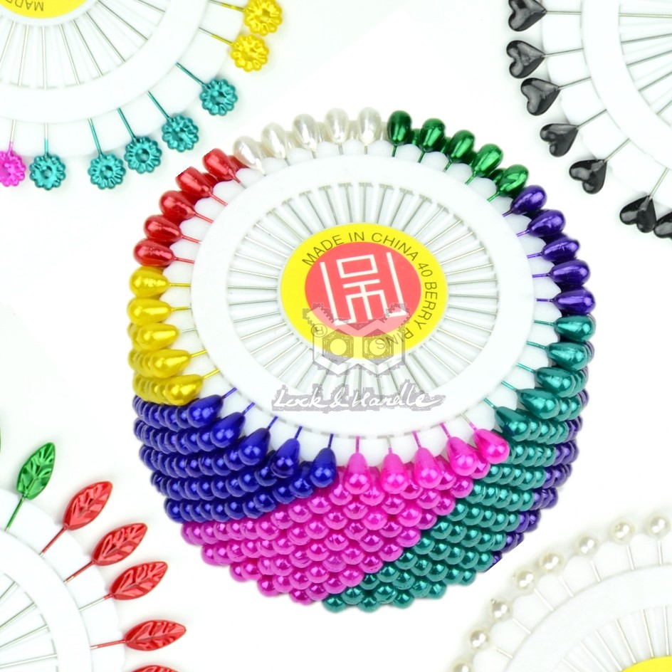 Round Pearl Snag Free Safety Pin Craft Ulticolour : Aazon.in - Foto 8