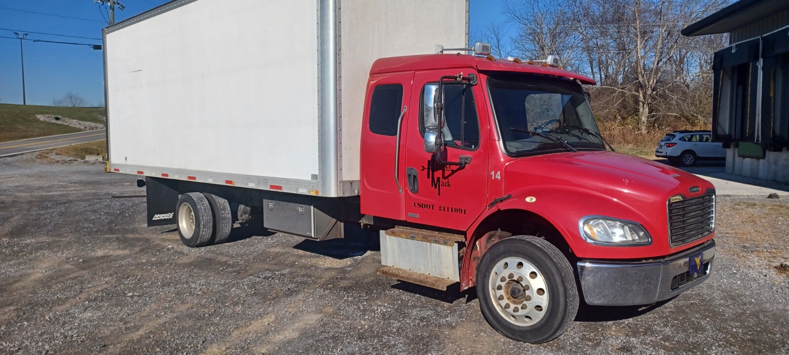 24 Foot Extended Cab Box Truck, 2012 Freightliner M2 106 Business Class