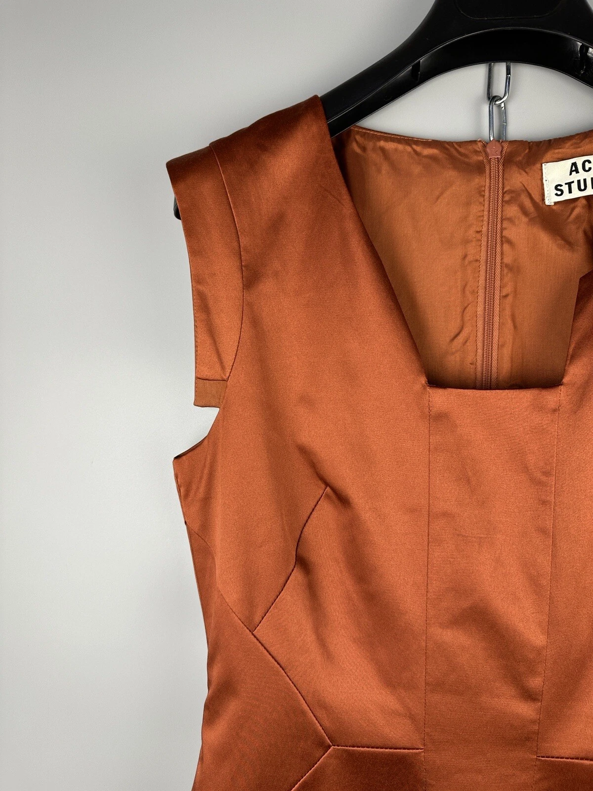 Abito canotta casual da donna Acne Studios cotone senza maniche taglia L