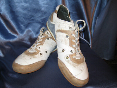 RED TAPE DISTRESSED WHITE /BROWN /BLUE K-4164 MEN display picture 3