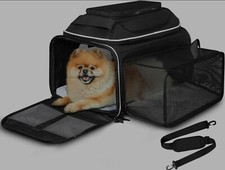 Petskd Top And Side Expandable Pet Carrier 17x11x9.5 Inches Alaska Airline Appro