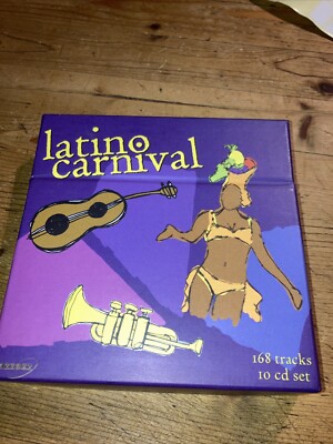 Latino Carnival  von Various Artists (CD, 2010) 10 CDs / 168 Tracks- 06412