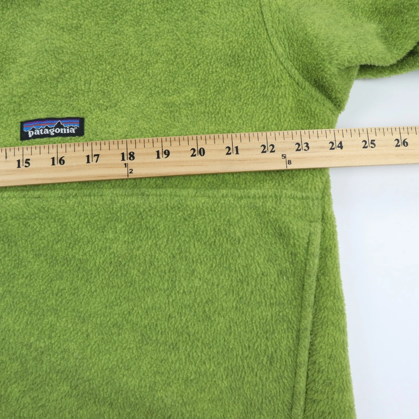 patagonia vintage 1/2 fleece synchilla pullover pockets jacket