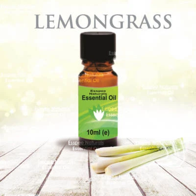 ESSPEE NATURALS Lemongrass Essential Oil 10ml - 100% Pure - For Aromatherapy & Home Fragrance