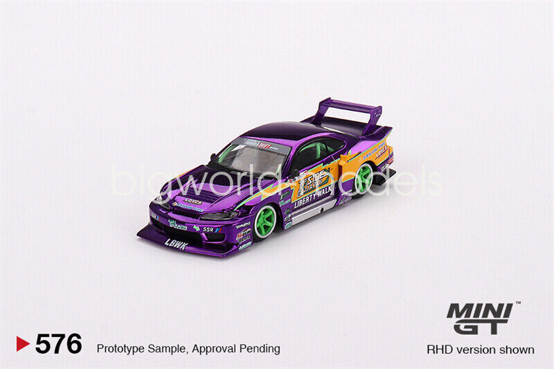 Mijo特注 MINI GT 1/64 LB S15 SILVIA #555 s-l400.jpg