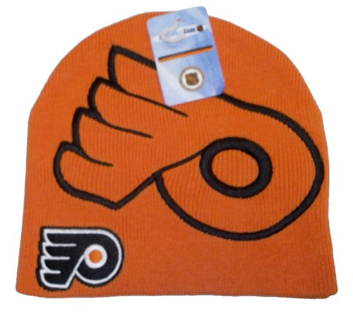 NHL Philadelphia Flyers Hat Old Time Hockey Knit Beanie Pom  display picture 1