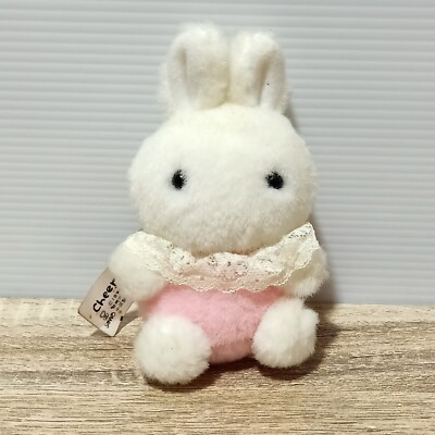 Vintage Retro Sanrio Cheery Chums CHUM Kaninchen Plüschtier Schlüsselanhänger...