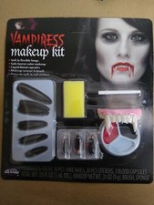 Female Vampire Dracula Makeup Kit Face Paint Stage Makeup with false teeth New