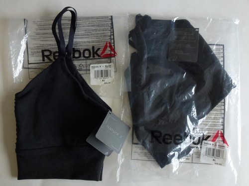 Group of 2 New With Tag Reebok Women's Nature X Strappy Bras Size XL - Picture 2 of 6