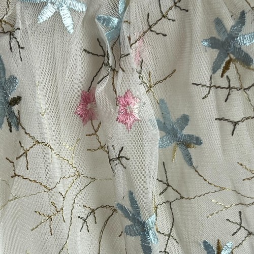 NWT Popatu Tutu Girls Ballerina Skirt Embroidered Flowers on White Size 4/4T - Picture 4 of 7