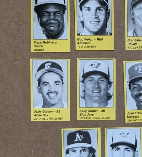 1989 1990 1991 MLB All-Star Game Program Player Cuts - U Pick a player - Picture 77 of 184