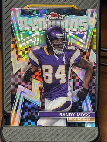 2024 Topps Finest Hobby Randy Moss Dynamos X-factor football card
