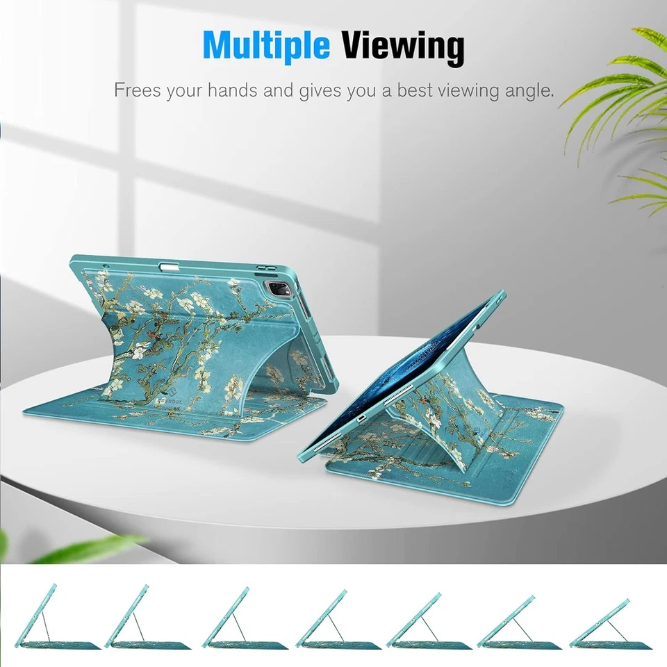 Magnetic Case for iPad Pro 12.9" 5th/4th/3rd Gen Multi Angle Rugged Stand Cover - Image 4 of 4