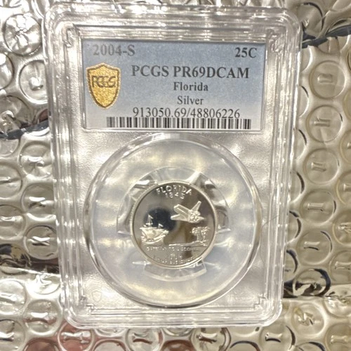 2004-S 50 State Quarters Florida Proof — photo from the most recent tracked eBay sale