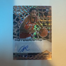 2024-25 Panini Mosaic - Rookie Autographs Mosaic Antonio Reeves Bronze Prizm /75