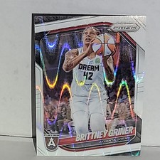 2025 Panini Prizm WNBA - Brittney Griner #46 White Seismic Prizm Atlanta Dream