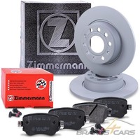 Zimmermann Bremsscheiben +BelÄGe Hinten FÜR Seat Leon Skoda Octavia 3 VW Caddy 4
