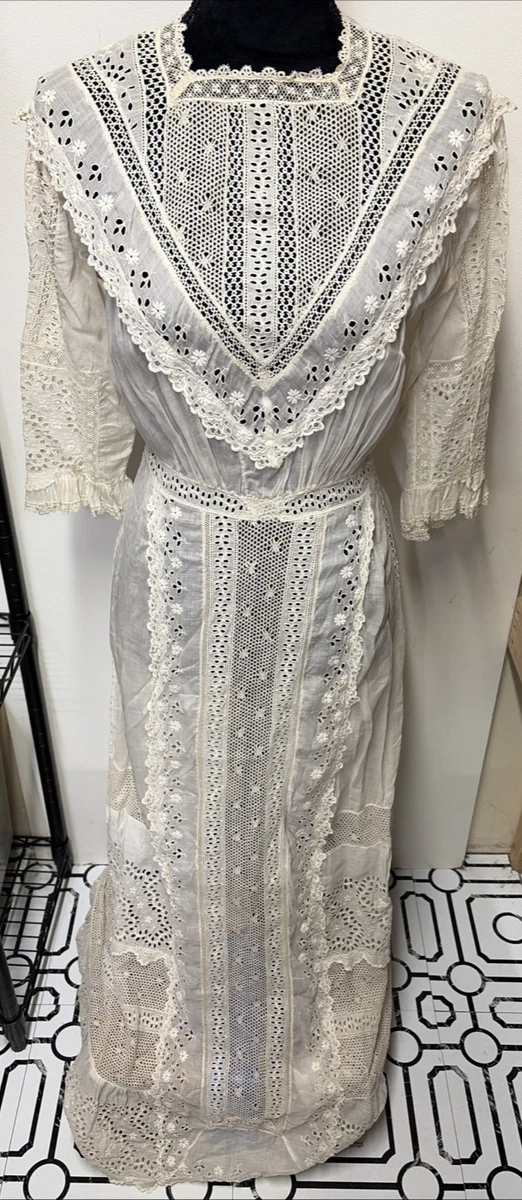 Lace Tea Edwardian Vintage Dresses for Women for sale | eBay