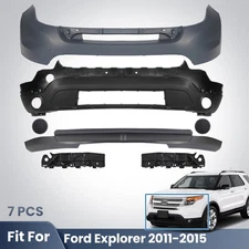 Front Bumper Cover Assembly Complete Kit For Ford Explorer 2011-2015 Primed