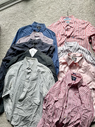 Set 10 Camicia Uomo Elegante Taglia XL Abercrombie & Fitch Christian Dior Express