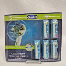 Oral-B Floss Action Toothbrush Heads 5-Pack NEW - Read decription